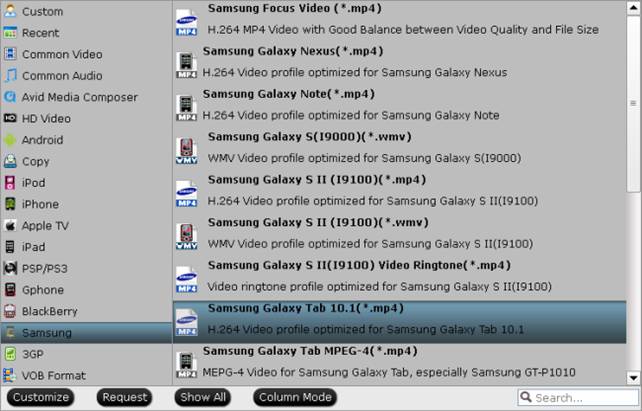 get dvd movies onto galaxy tab 2 10.1