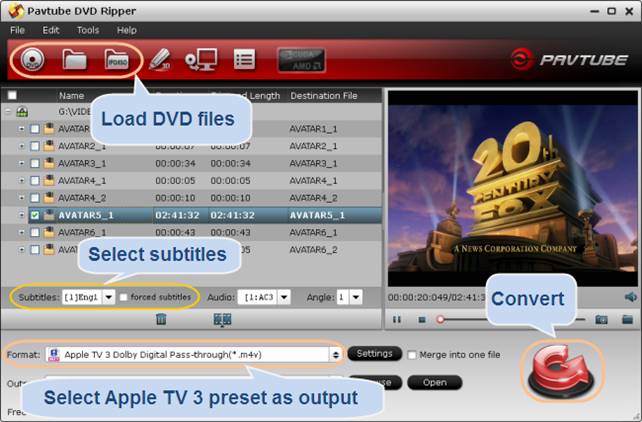 convert dvd to apple tv 3