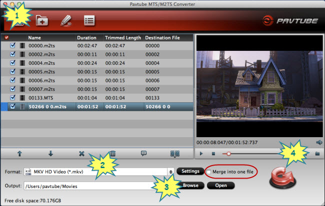 how to read m2ts format