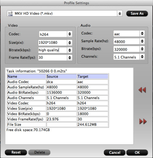 mkv to m2ts converter free