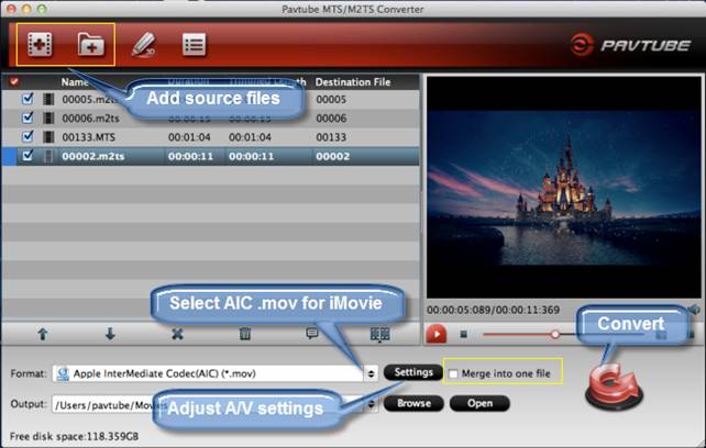 avchd lite to imovie