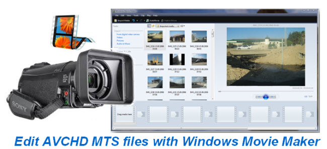 For your reference-Windows Movie Maker accepted formats: