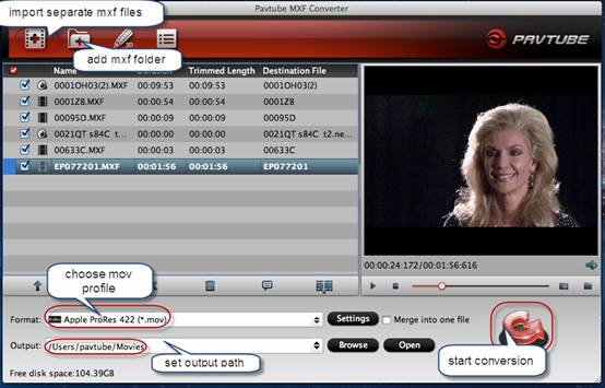 mxf filer viewer for mac