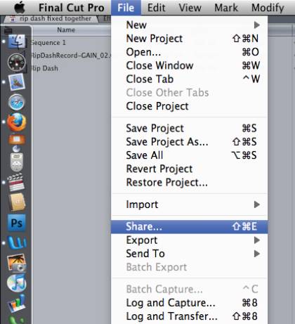 How to burn Final Cut Pro projects to DVD on Mac