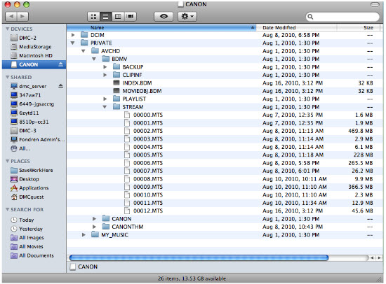 what is video file extension for mac