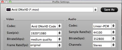 Avid codec