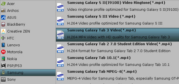 rip blu-ray to galaxy tab 3