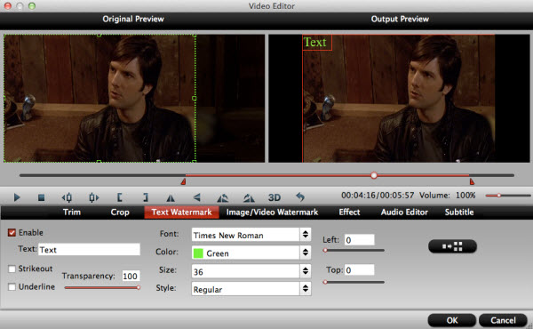 imovie watermark text quicktime convert enable location check screen drag its export