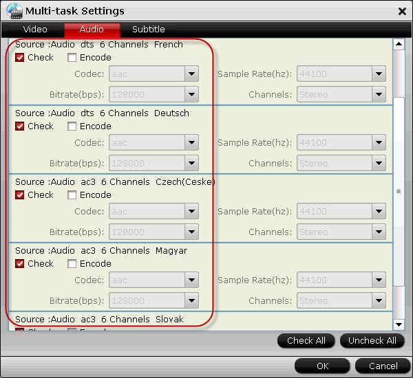 lossless mkv video setting