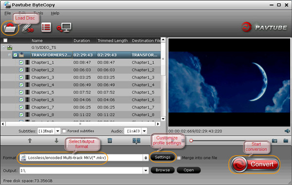 watch movie with 5.1 audio channel
