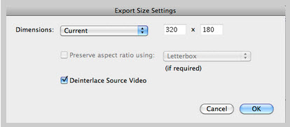 best fcp export settings for vimeo