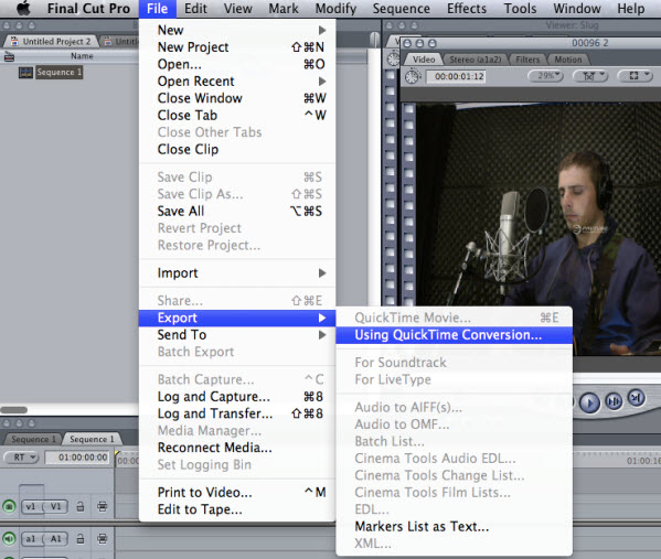 export final cut pro