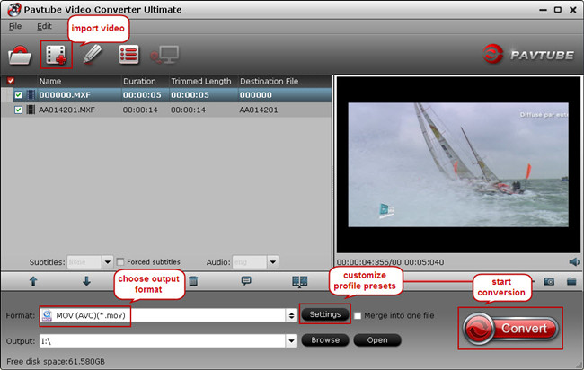 p2 mxf to lightroom-5 converter