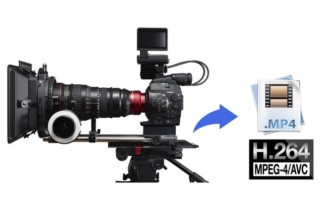 convert c300 mxf to h.264 mp4