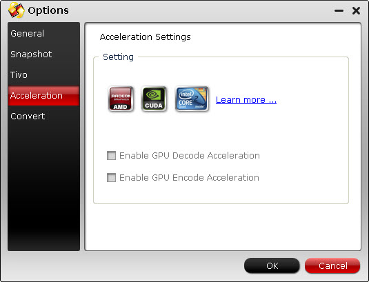 gpu acceleration options