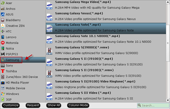 galaxy note pro 12.2 video format
