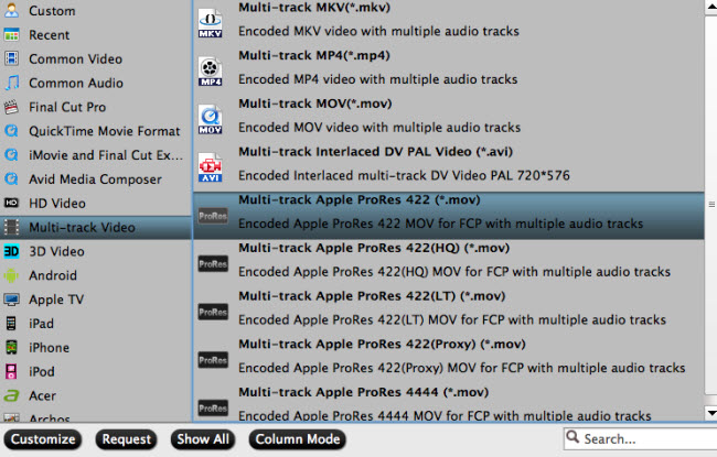 convert canon mxf to multi-track apple prores for fcp x