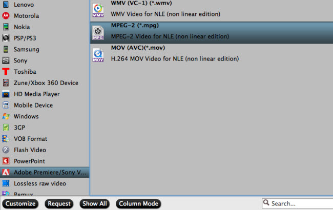 convert xavc to avchd to mpeg premiere pro cc