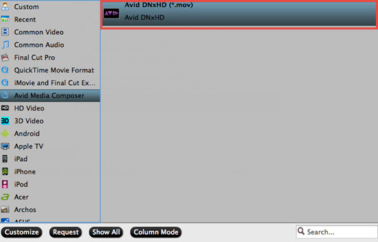 avid media composer 8 output formats