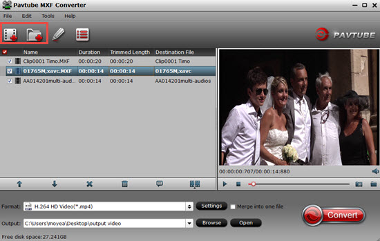 using pro video formats to import mxf files to premiere