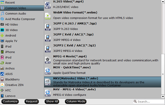 .mkv video player nexsus 6