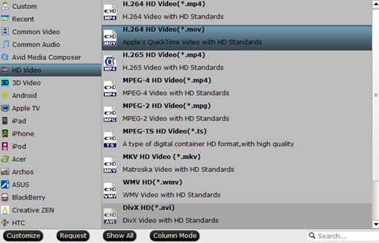 Output Cyberlink PowerDirector supported editing formats