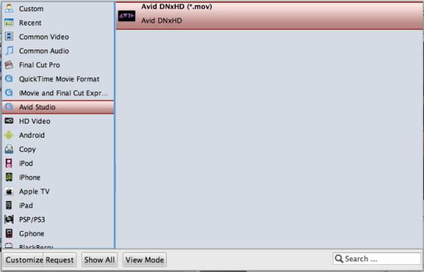 convert mxf to avid dnxhd