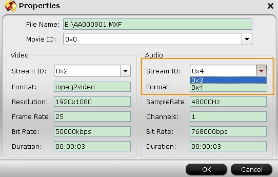 ... mxf files to Apple ProRes Codec for Final Cut Pro 6/7/X under Mac OS